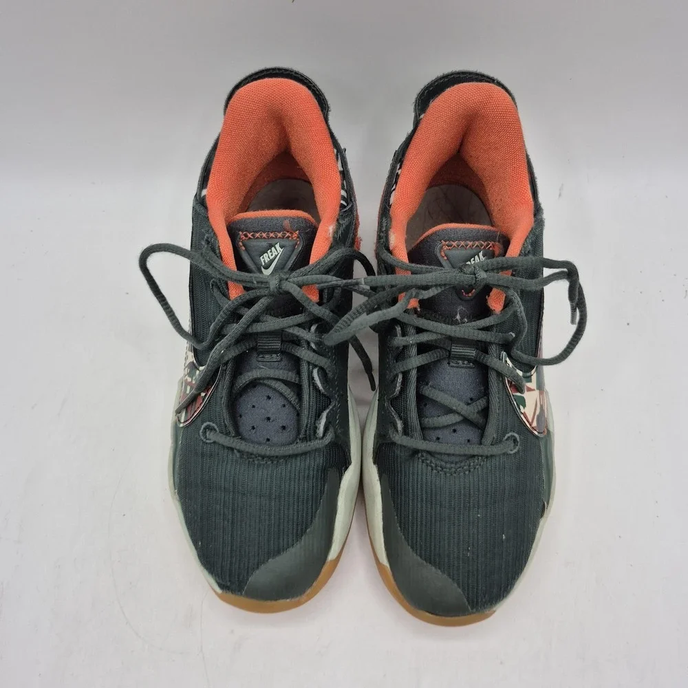 Nike Giannis Freak Shoes Youth Size 13C‎ Green Orange Basketball DD0011-300
